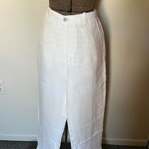 While Linen Banana Republic